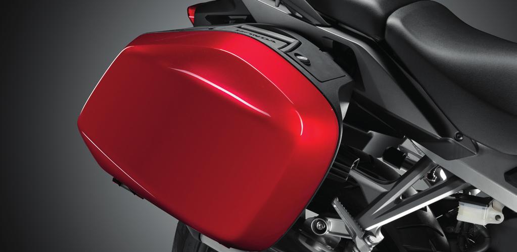 VFR8X HONDA GENUINE ACCESSORIES PAGE OF 3 363 6 TOP BOX 8L71-MJM-DZC TOP BOX 8L74-MJN-D1ZA TOP BOX (NH-B53P PEARL GLARE WHITE) TOP BOX (R-34C CANDY PROMINENCE RED) 8L71-MJM-DZF 8L74-MJN-D1ZG TOP BOX