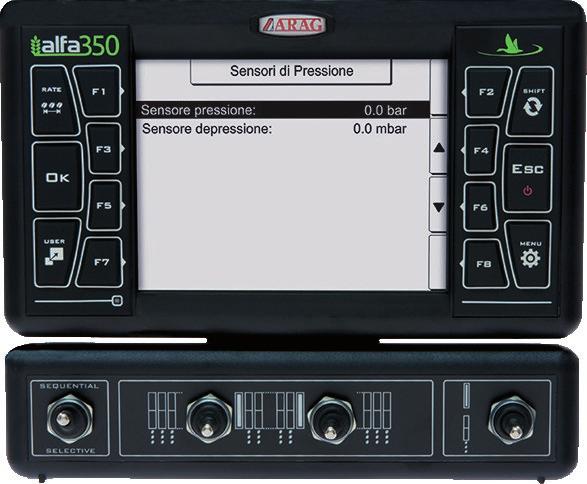 Computer ALPHA350 To Alfa 350 είναι μια συσκευή ακριβείας σποράς με βάση την τεχνολογία CAN BUS με A-net πρωτόκολλο, για την επικοινωνία μεταξύ όλων των εξαρτημάτων του μηχανήματος.