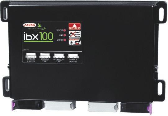 ΚΑΤΑΛΟΓΟΣ ΠΡΟΪΟΝΤΩΝ ΑΚΡΙΒΕΙΑΣ IBX ISOBUS για σπαρτική Η έκδοση του IBX100 Planter ISOBUS μονάδα ελέγχου συνδεδεμένη σε εικονικό τερματικό (ISO11783) επιτρέπει τη διαχείριση όλων των λειτουργιών μιας