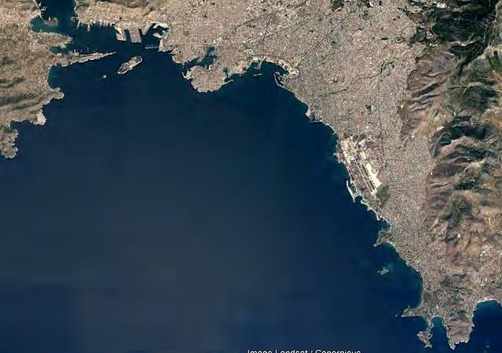 Οριοθέτηση του θαλάσσιου μετώπου του δομημένου χώρου του Λεκανοπεδίου