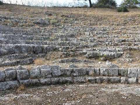 Shkallarja e teatrit të qytetit ilir të