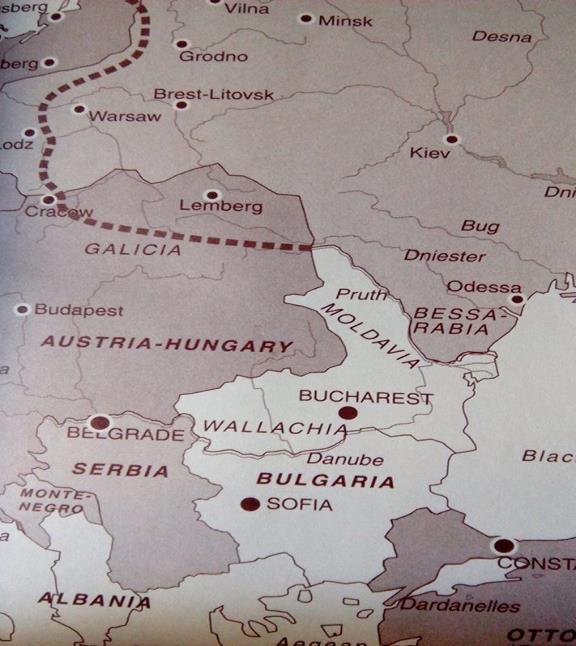Β1.6 - H Eπίθεση στη Φλαμάνδα (Rahovo) (Φθινόπωρο 1916) Εικόνα 8. Τα σύνορα στην Αν.