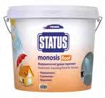 Χρώματα Ψυχρά Χρώματα MONOSIS IN Ψυχρό πλαστικό χρώμα Διαθέτει επίσημη οικολογική πιστοποίηση από την Ε.Ε. Η ειδική του σύνθεση προσφέρει άριστη υγρομόνωση.