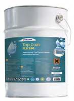 FLX 390 TOP COAT Ελαστική αλειφατική πολυουρεθανική μεμβράνη (1Κ) Eλαστική βαφή, ενός συστατικού, αλειφατικής πολυουρεθανικής βάσεως που χρησιμοποιείται για μακροχρόνια προστασία της στεγανωτικής