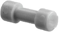 ACCESSORIES Filler Plugs Sealing Gaskets for Receptacles 1 Polyamide Filler Plugs 1 2 2 2 ± 0.1 1 ± 0.2 2 ± 0.1 1 ± 0.1 Colour 10-101033-0 0 White 14.3 0.56 4.3 0.17 15.0 0.59 13.5 0.