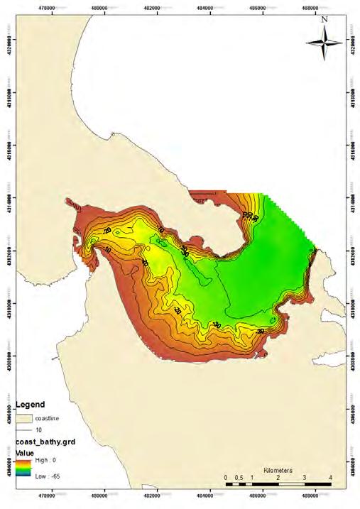 Κυμαίνεται σε βάθη από 8-40m.