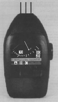 Poluarea fonică 189 În figura 10.8 se prezintă un aparat de măsurare manuală a nivelului sunetului (zgomot), numit sonometru. Fig. 10.8. Aparat de masurare manuală a nivelului sunetului.