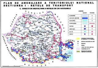 Adjud şi Dridu. 140 Fig. 40. Plan de amenajare a teritoriului naționale.