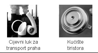 Najznačajnija svojstva gusto sinteriranog aluminijeva oksida jesu: -visoka