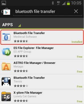 Κατεβάστε το Λογισμικό Bluetooth και το Transfer APP στο κινητό τηλέφωνο Μπορείτε να βρείτε την τελευταία ενημέρωση του λογισμικού Bluetooth στην ιστοσελίδα της