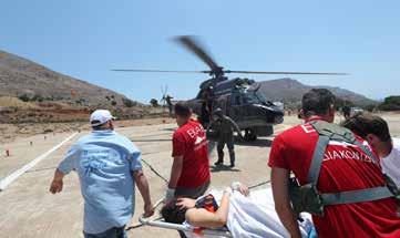 Ομάδα 60 εθελοντών που αποτελούταν από ιατρούς (26 γιατροί 16 ειδικοτήτων) νοσηλευτικό, τεχνικό και διοικητικό προσωπικό του Ομίλου, προσέφερε δωρεάν υπηρεσίες υγείας στους κατοίκους των δύο αυτών