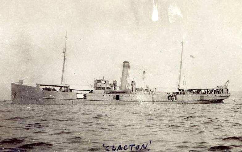 Ένα σηµαντικό ναυάγιο πιθανότατα παλαιότερο του 1916, που αρχικά ταυτίστηκε µε το Βρετανικό ναρκαλιευτικό "Clacton", βυθισθέν στις 3 Αύγουστου του 1916, τορπιλισθέν από το γερµανικό υποβρύχιο