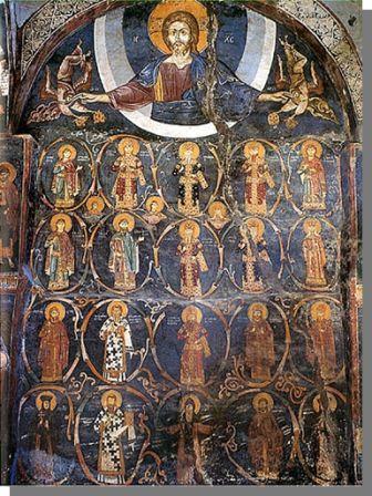 Родослов У манастиру Милешево је први пут приказана српска владарска породична композиција, која ће се касније претворити у хоризонтално генеалошко стабло владајуће куће у Србији и као такво одржати