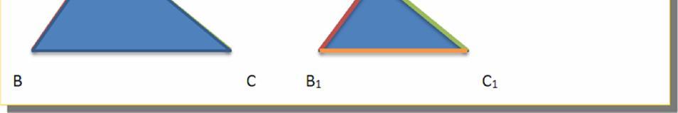 Сличност троуглова Трећи став: Троуглови АBC и A 1 B 1 C 1 су