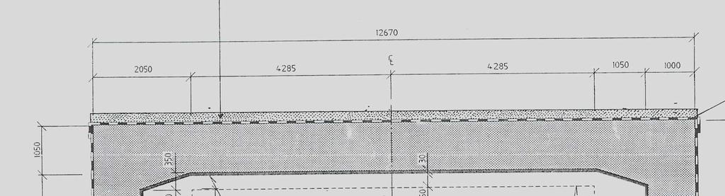 επιφάνεια της οροφής του C&C Ακτίου, στις στηρίξεις της οροφής εκατέρωθεν, και στις παρειές της σήραγγας 0,5µ κάτω από τον θόλο όπως φαίνεται στο παρακάτω σχήµα.