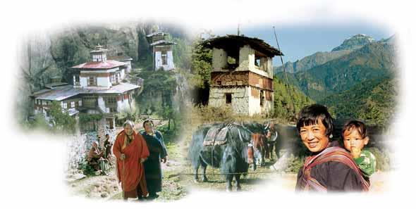 Εικόνες από το Μπουτάν Βρισκόμαστε στην καρδιά των Ιμαλαΐων, σε μία από τις πιο τραχείς και απότομες επιφάνειες της γης, εδώ όπου δεν έφτασαν ποτέ άποικοι Δυτικοί.