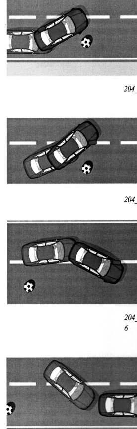 Conducatorul auto nu mai este capabil să controleze mișcarea de rotație în jurul axei verticale. Vom analiza în continuare aceeași situație 11în cazul unui autovehicul echipat cu ESP.