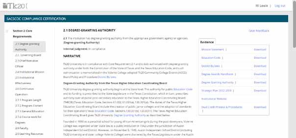 Accreditation Management: Sharing Reports Tk20 Instant Insight Reports Tk20 Instant Insight Reports put you in control with unfettered access and targeted insight into all of your institution s data