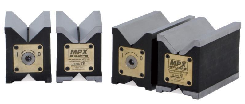 MPX oceľový magnetický blok na upínanie / tvrdený Upínacie bloky MPX využívajú super silné magnetické jadro z neodymových magnetov.
