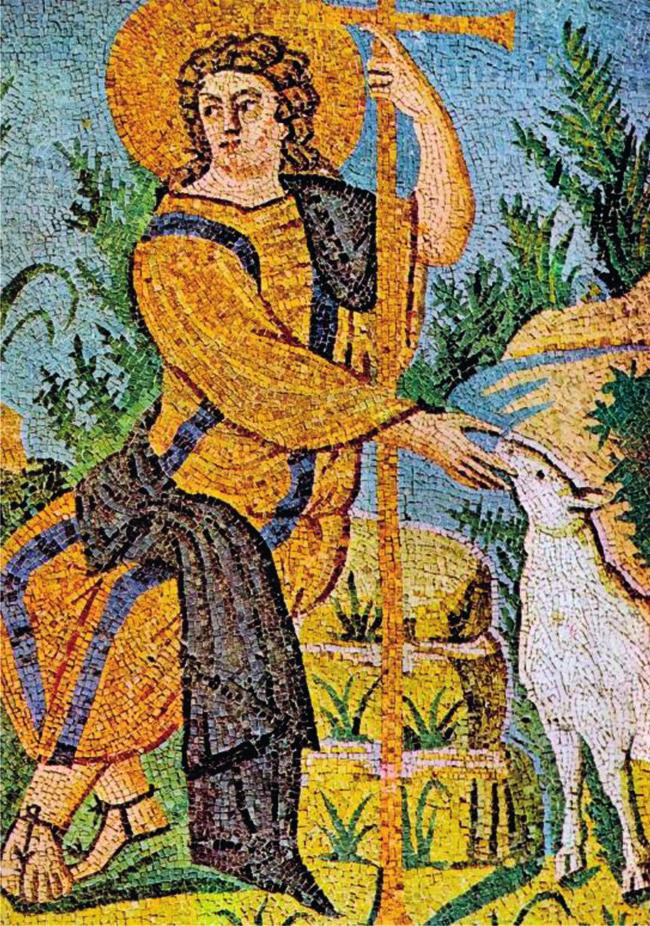 Λεπτομέρεια ψηφιδωτού (Μαυσωλείο της Γάλλας Πλακιδίας),