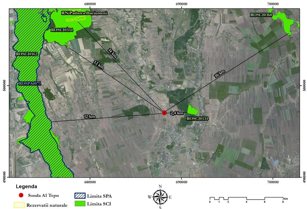 AMROMCO ENERGY SRL Forajul sondei A1 Ţepu Figura nr.