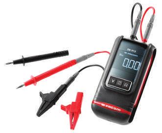 AUTOMOBILOVÝ MULTIMETeR Test obvodu ľahko zistí zlé spojenie v elektrickom obvode Ľahko ho môže používať každý mechanik Nehrozí riziko zlého výkladu nameraných hodnôt Všetko príslušenstvo je