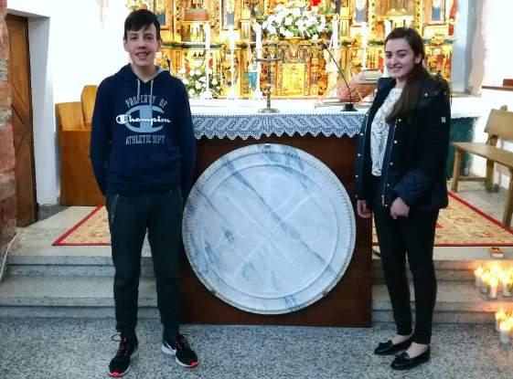 A NOSA COMARCA 6 O Crismón da Ermida, peza singular EMILY GONZÁLEZ E MARIO QUIROGA / QUIROGA A provincia de Lugo é rica en restos arqueolóxicos, de diversas etapas.
