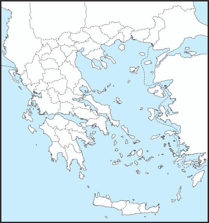 Φύλλο Εργασίας 34 ΟΙ ΜΕΓΑΛΕΣ ΠΟΛΕΙΣ ΤΗΣ ΕΛΛΑ ΑΣ 1.α. Τοποθέτησε στον λευκό χάρτη τις 15 μεγαλύτερες ελληνικές πόλεις. β.
