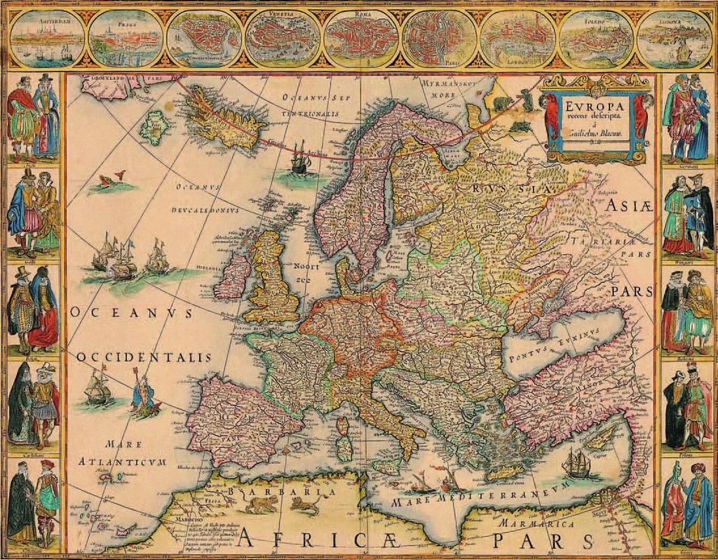 Οι χάρτες ΕΝΟΤΗΤΑ 1 Η Ευρώπη σε χάρτη του 17ου αιώνα, έργο του