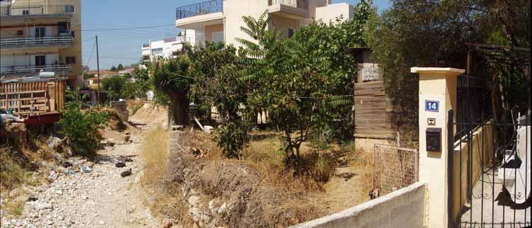 Το Ρέµα της Εσχατέας που αποτελεί και την χωρική ενότητα µελέτης της παρούσας εργασίας στην σηµερινή του