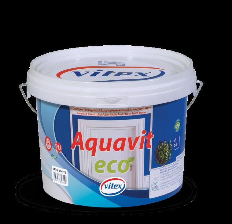 superior resistance to frequent washing for a satin or gloss finish Οκολογικό Ecological Κατάλληλο και για παιδικά παιχνίδια