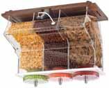 CVX03-140 διανεμητής μονός, 2x4 lt inox βάση 18χ25χ40 cm CVX03-240 διανεμητής διπλός, 2x4 lt inox βάση