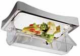 top GN 1/1, PG 53χ32,5 cm 27.11590 βιτρίνα αλλαντικών/τυριών GN 1/1, inox, με 2 παγοκύστες (χωρίς καπάκι) 56,5χ36χ8,5 cm 27.