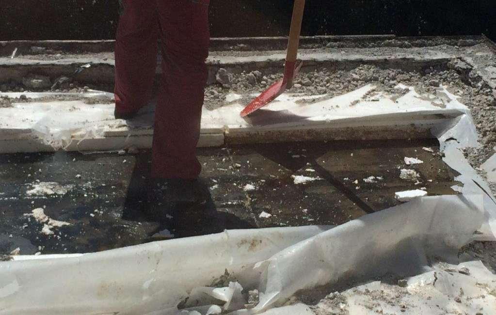Toplinska izolacija ispod glazure je bila od EPS ploča u