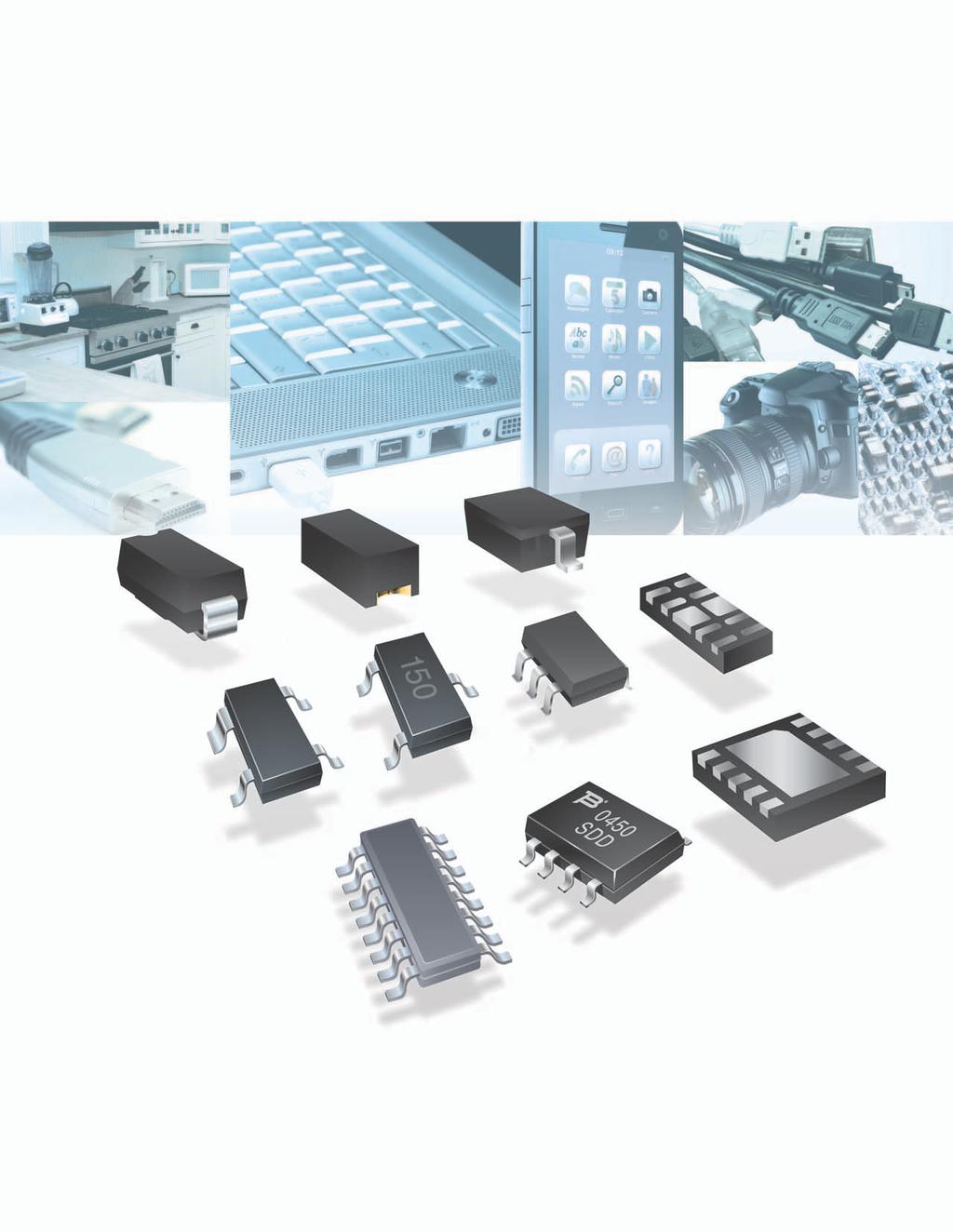Bourns Transient Voltage Suppressor (TVS) Diodes Short Form Brochure Schottky Diodes Steering