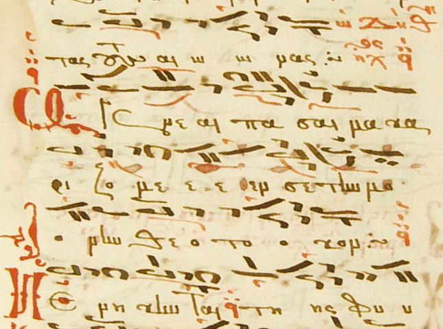 Balasēs puts the accent on Θεοηόκον but Petros corrects and puts the accent on Θεοηόκον.