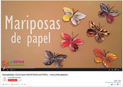 Con todas esas bolboretas decorarán unha árbore do colexio, unha parede, unha columna... Como facer bolboretas está explicado nestes vídeos: https://www.youtube.com/watch?v=3eqpuuytnv0 https://www.