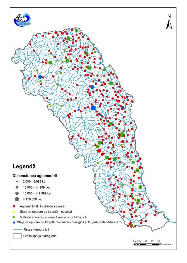 Figura 3.7 Aglomerări umane (>2000 l.