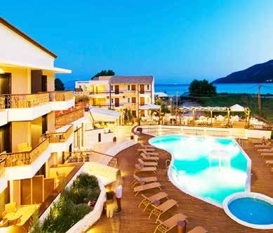 πισίνας, τζακούζι και γυμναστηρίου Tesoro Hotel 3* Λευκάδα Το Tesoro Hotel βρίσκεται στο παραθαλάσσιο χωριό Νικιάνα και διαθέτει εξωτερική πισίνα.
