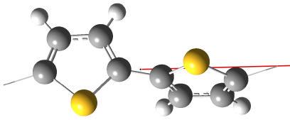 Figure S7: PBC (B3LYP/6-31G*) optimized unit cell of the polymer with 60