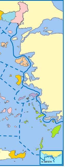 2 1 ΕΛΛΑ Α ΠΟΛΙΤΙΚΟΣ ΧΑΡΤΗΣ Κλίμακα 1:4.000.000 49 ΤΟΥΡΚΙΑ 33 47 48 50 51 2.