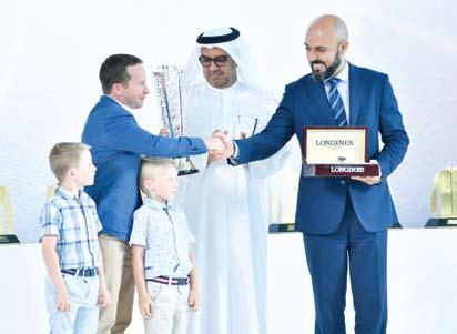 اخلميس 29 مارس جمتمع االمارات 19 ح ضر حفل قرعة كاأSس دبي العاملي لùسباق اخليل حممد بن راTشد: املهرجان يجùسد روح وقيم الùسالم واملحبة الإنùسانية والتùسامح التي يتميز بها جمتمع المارات دبي-وام: ح ضر
