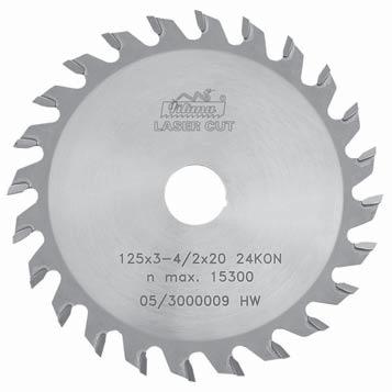 1 FZ» tăierea panourilor la dimensiune» înălţime maximă de tăiere 2 mm» posibilitatea de a corela tăietura cu inelele de reglare D B d z 80 2,8 3,6 20