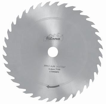 Pânze circulare monometalice (neplacate) pentru lemn 5311 36KV36» pânze circulare monometalice (neplacate) cu dinţi tip de lup.