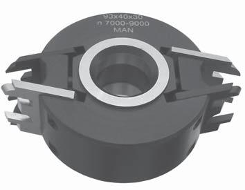 utilaje cu avans automat» prindere cu sistem automat centrifugal al cuţitelor şi limitatorilor cap de freză universal Număr profil