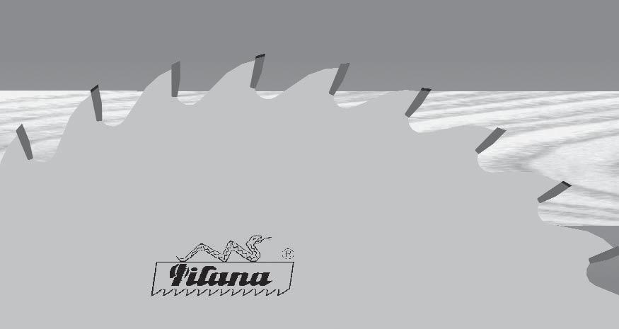 Pânze circulare placate cu carbura metalică Geometria dintelui la pânzele circulare placate FZ Dinte plat TFZ Pastilă triplu ascuţită alternând cu un dinte plat FZ N LFZ Dinte plat cu unghi negativ