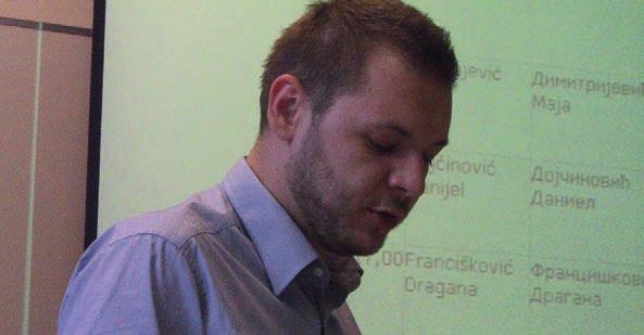 ИНТЕРВЈУ Данијел Дојчиновић, стипендиста Фонда др Милан Јелић ПОТРЕБНА НАМ ЈЕ ЈАКА КУЛТУРА Знање је нужност коју не треба посебно образлагати.