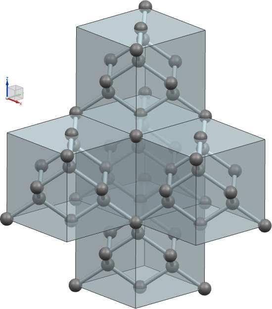 Kristalna struktura silicijuma Kristalna rešetka Poluprovodnici Poluprovodnička svojstva silicijuma Kristalna struktura silicijuma