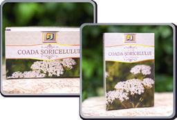 coada șoricelului Achillea Millefolium o Descriere produs: Specie ierboasă perenă, înaltă de 20-80 cm cu frunze fin divizate și inflorescență terminal bogată, albă.