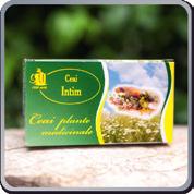Ceai combinat intim o Descriere produs: Supliment alimentar pentru susținerea sănătății aparatului genital. o Recomandări: Antiseptic, antiinflamator, cicatrizant.